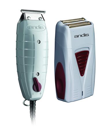 Andis 17195 Finishing Combo: T-Outliner Trimmer & Pro Foil Lithium Titanium Shaver - Complete Professional Hair Clippers and Trimmer Kit for Men - Buy Online on GoSupps.com