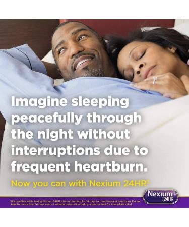Nexium 24HR Heartburn Relief Capsules with Esomeprazole Magnesium - 42 Count Pack - Buy Online on GoSupps.com