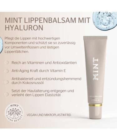 Buy Dr. Mintcheva Mint Lip Balm with Hyaluron & Vitamin E - Anti-Aging Protects Lips from Wrinkles & Environmental Damage - Ships Internationally - Buy Online on GoSupps.com