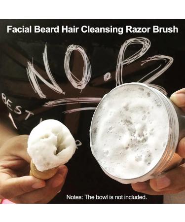 Xiyinli Men's Shaving Brush & Soap Foaming Bowl - Premium Barber Beard Razor Shave Cup for Salon Quality Shaving - Buy Online on GoSupps.com