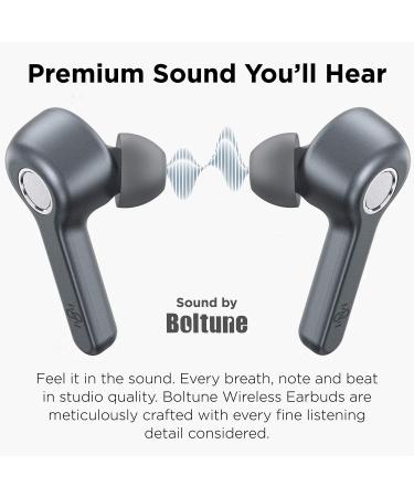 Boltune Wireless Earbuds V5.2 - Bluetooth In-Ear Stereo, Twin Mode - Grey - Buy Online on GoSupps.com