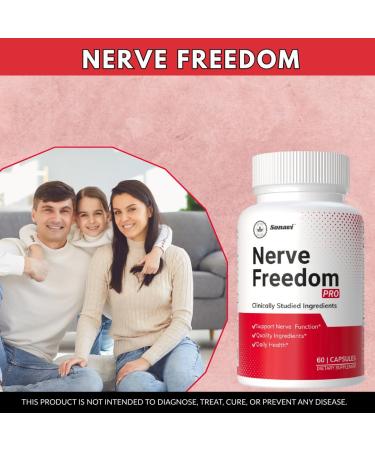 Nerve Freedom Pro | Nerve Healthy Support Advanced Formula | Capsules for Women & Men - 120 Capsules - Buy Online on GoSupps.com