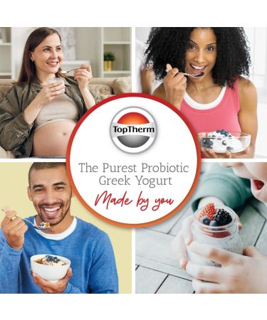 TopTherm Yogurt Starter - DIY Probiotic Culture for Gut Health | 2 Pack, 2 Qts - Dairy-Free, Non-GMO, No Sugar | Works with Any Yogurt Maker - Buy Online on GoSupps.com