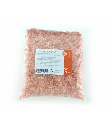 Himalayan Pink Salt Coarse Grade 2kg - Natural & Unrefined Pink Salt from The Himalayas - Buy Online on GoSupps.com