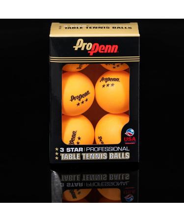 Penn Competition Grade 3-Star Table Tennis Balls 40mm - 6 Pack - Buy Online on GoSupps.com
