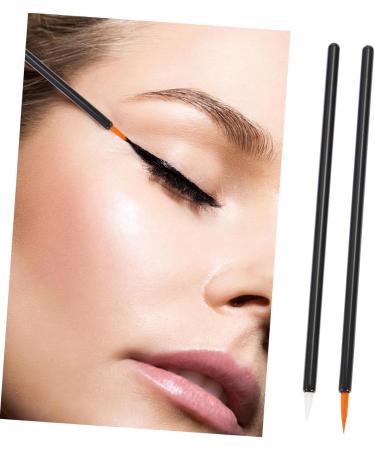 BELLIFFY 100pcs Disposable Eyelash Brush Cosmetic Brush Makeup Eyeliner Flat Eyeliner Brush Plastic - Buy Online on GoSupps.com