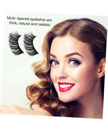 minkissy 1 Box Lotus Porcelain Plate False Eyelashes Makeup Tool Artificial Eyelashes Looking Lashes Dense Eyelashes False Lash Mascara Vivid Eyelash False Lashes Multi-layer Essence Fiber - Buy Online on GoSupps.com