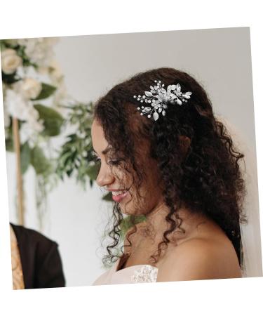 DOITOOL Bridal Hair Comb Clip Rhinestone Hair Comb Bridal Hair Side Comb Wedding Hair Accessories for Brides Bride Hair Comb Bride Hair Accessories Rhinestones Iron Sheets The Flowers - Buy Online on GoSupps.com