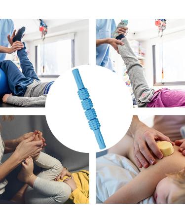 Buy Muscle Roller for Legs - Lightweight Trigger Point Massage Roller for Cramps & Back Pain Relief - Blue - Buy Online on GoSupps.com