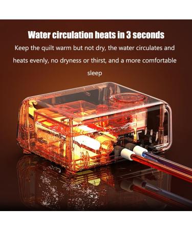 ThyxGS Water Circulation Heating Mattress Adjustable 30-60 | 800ml Tank | Time-Controlled Design for Winter | Perfect for 200cm x 180cm Bedrooms - Buy Online on GoSupps.com