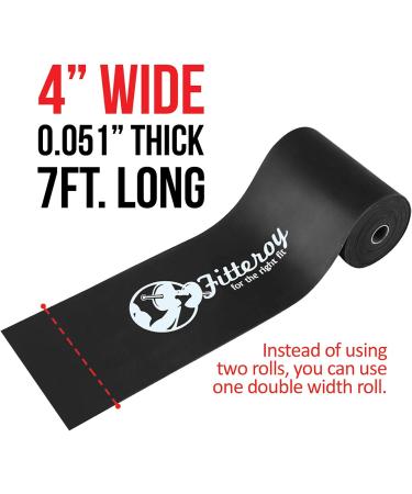 Fitteroy VOD Flowed Compression Band - Enhance Mobility & Muscle Relaxation with Wide Black Roller | International Shipping Available - Buy Online on GoSupps.com