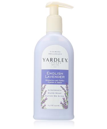 YARDLEY English Lavender Liquid Hand Soap 8.4 Oz (3 Pack) Lavender 8.4 Fl Oz (Pack of 3)