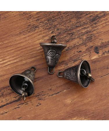 Yarnow Vintage Antique Wind Bells - 20 Piece Craft Set for Dog Cat Collars Key Rings & Feng Shui Decor - Buy Online on GoSupps.com