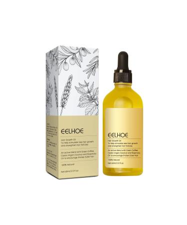 "DSSdoliV Veganic 100% Natural Hair Growth Oil with Rosemary Argan Oil Natural Scent for Unisex Adult Hair Loss Thickening and for Hair Growth 2.02 Fl Oz"