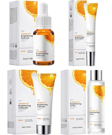 Vitamin C Serum for Womens Gift Sets Skincare Set for Teenagers Girls Skincare Gift Set Women Moisturize Refreshing Skin Care Sets & Kits Includes Cleanser Toner Face Serum Eye Serum - Buy Online on GoSupps.com