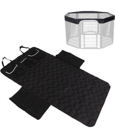 Naroote 8 Panel Dog Cage Cover - Breathable Mesh Top for Outdoor Use | Durable & Lightweight Dog Crate Protection - Buy Online on GoSupps.com