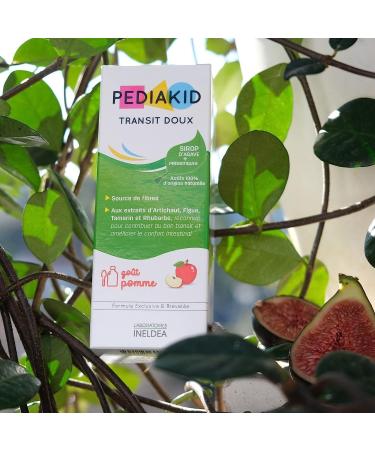 PEDIAKID - Pediakid Transit Soft Natural Food Supplement - Exclusive Agave Syrup Formula - Helps to Gently Regulate Transit - Natural Apple Aroma - Pack of 3 x 125 ml Bottles - Buy Online on GoSupps.com