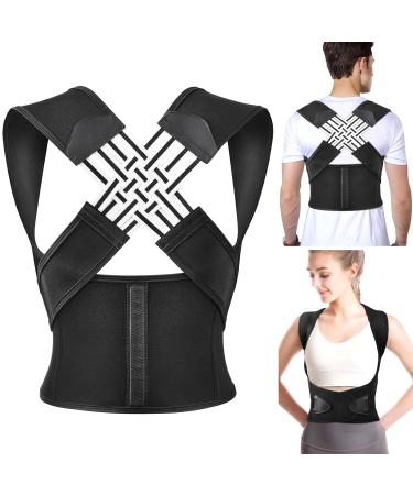 Acwoo Posture Correction Trainer for Men & Women - Adjustable Back Support Belt with Breathable Shoulder Straps (XL) | Improve Posture & Relieve Neck & Shoulder Pain - Buy Online on GoSupps.com