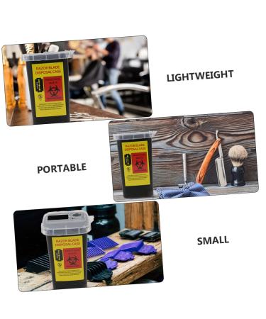 Doitool 2-Piece Boxing Blade Storage Box - Razor Blade Waste Container & Dispenser for Safe Disposal | Durable Tool for Efficient Waste Management - Buy Online on GoSupps.com