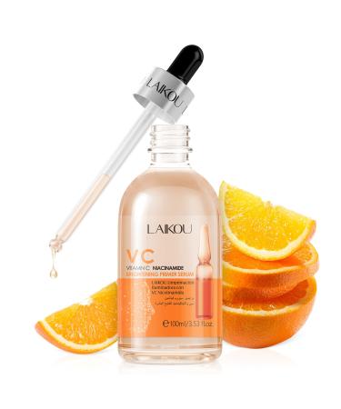 Vitamin C Essence Face Serum - Firming Hydrating and Smoothing Evens Skin Tone Deep Hydration 100ml