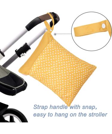 Seaur Wetbag Baby Kinder Waterproof Nappy Bag - Reusable Zip Pocket for Diaper Beach Pool & Gym - 2 Pieces (30x40cm) - Buy Online on GoSupps.com