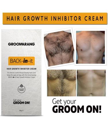 Groomarang Hair Growth Inhibitor Cream Permanent Body and Face Hair Removal - Modern Day Ant Egg Cream - Back In It - Paraben Free Hair Remover Cream Face And Body - MADE IN UK - 50G - Buy Online on GoSupps.com