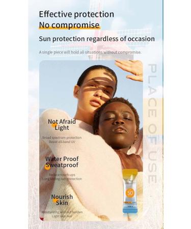  BAInuai Pack of 50 mini tubes of travel-size sunscreen waterproof sun protection with UVA/UVB protection SPF 50+ (3) - Buy Online on GoSupps.com