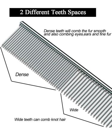 Pet Steel comb Pet Grooming Tool for Dog 7 1/2" - Buy Online on GoSupps.com
