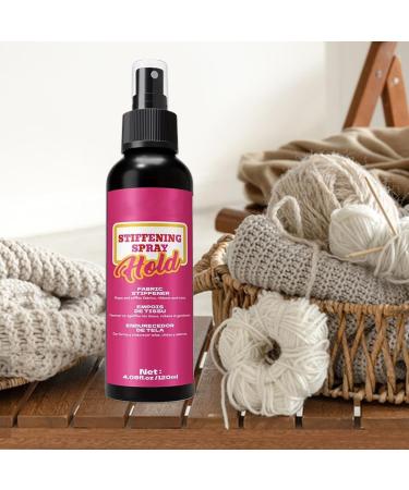  Ziennhu Fabric Stiffening Spray 120ml Quick-Drying Long-Lasting and Multifunctional | Fabric Hardener and Shaper - for Crochet Hat Projects Bags etc. - Buy Online on GoSupps.com