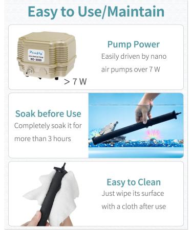 Buy Pawfly 40 cm Air Stone Cylinder - Top Bubble Diffuser for Large Aquariums Ponds & DWC Systems - International Shipping Available - Buy Online on GoSupps.com