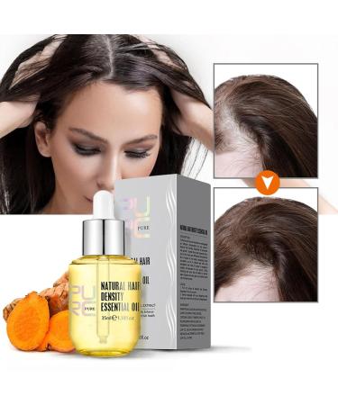 Purc Hair Growth Oil - Natural Density Serum for Fast Regrowth | 2PC Essential Hair Care for Men & Women - Buy Online on GoSupps.com