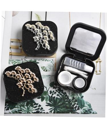 Solustre 2-in-1 Contact Lens Organizer & Travel Case - Mirror Lens Holder Bag for Accessories - International Shipping Available - Buy Online on GoSupps.com