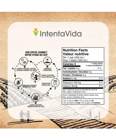 IntentaVida Natural Coffee Beans Roasted Medium 250 g | Premium Quality | Real Flavour | 100% Arabica Coffee | Natural Process | No Preservatives - Buy Online on GoSupps.com