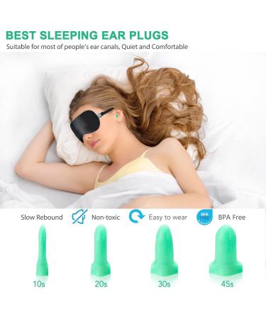 Soft Foam Ear Plugs 20 Pairs - Noise Cancelling for Sleeping, Concerts, Airplanes - 30dB NRR - Rocket - Buy Online on GoSupps.com
