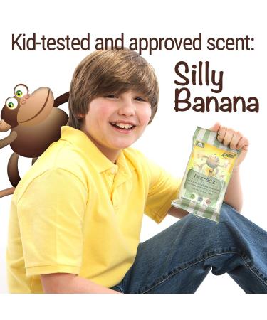 Natural Essentials Noz-eez Moisturizing Nose Wipes for Kids - Elderberry & Aloe Banana Fragrance 32-Count - Buy Online on GoSupps.com