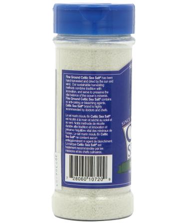 Celtic Sea Salt Fine Ground - 8 oz Vital Mineral Blend Shaker Jar - Buy Online on GoSupps.com