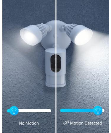 eufy Security Floodlight Camera E | 2K Resolution | AI Technology | 2-Way Audio | No Monthly Fees | 2000-Lumen Brightness | Weatherproof | Black - Buy Online on GoSupps.com