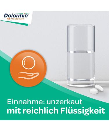 Dolormin GS for Joint Pain - Fast Relief with Naproxen - 30 Tablets - Osteoarthritis Support - Up to 12 Hours of Relief - Buy Internationally - Buy Online on GoSupps.com