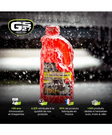 GS27 - Ultra Degreasing Shampoo - Cherry Scent Car Cleaner - Deep Degreases - Made in France - XXL Size - Buy Online on GoSupps.com