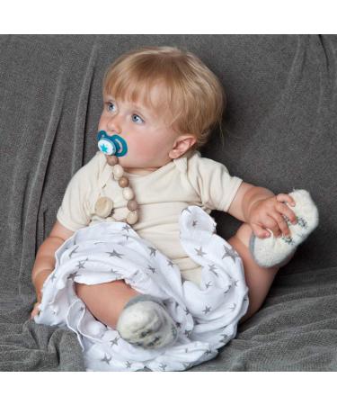 Buy Green Woodpecker Mullwindeln 70x70cm - 100% Cotton Spitting Towels Skin-Friendly & Suction-Strong Gray with Stars & Elephants - 3 Pieces (1500-V5) Taupe - International Shipping - Buy Online on GoSupps.com