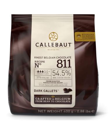 Callebaut Finest Belgian Dark Chocolate Brown 400 g