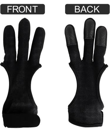 Archery Gloves  IEKEDOI Three Finger Protector Archery Accessories Large - Buy Online on GoSupps.com