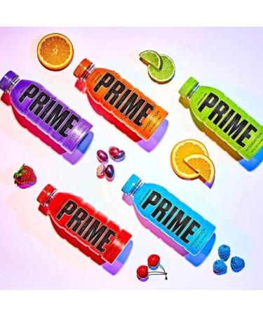 Prime Hydration Sports Drink Variety Pack - 8 Flavors Including Energy and Electrolytes - 16.9 Fl Oz (8-Pack) - Buy Online on GoSupps.com