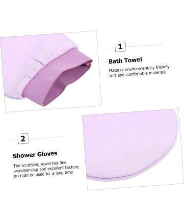 2pcs Healeved Double-Sided Face Scrubber Gloves for Women - Exfoliating Loofa Gloves & Shower Sponges for Bath Towels Massage - Buy Online on GoSupps.com