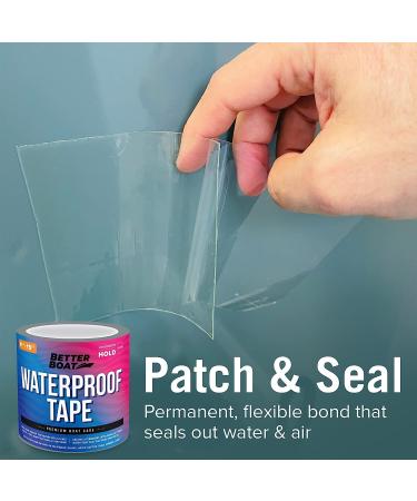 Clear Waterproof Tape for Leaks Thick Heavy Duty Water Proof Tape Sealing Marine Grade Outdoor Pools  Gutter  Underwater  Stop Leak Seal Tape Waterproof Repair Patch & Seal Sealant 15 Feet x 4 Inches - Buy Online on GoSupps.com