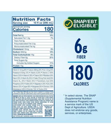 Glucerna Hunger Smart Diabetes Care Shake Classic Chocolate Diabetic Meal Replacement to Support Blood Sugar Management 15g Protein 180 Calories Ready to Drink 10 Fl Oz (Pack of 48) - Buy Online on GoSupps.com