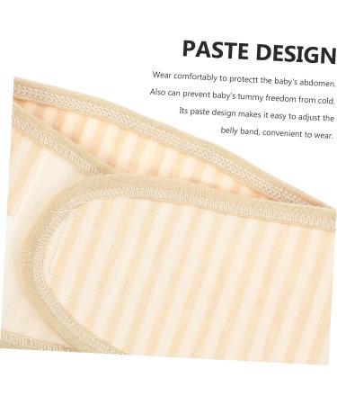Totority 3pcs Baby Belly Button Band Set | Cotton Infant Belly Protector for Colic Calm & Tummy Control | 38.5X12CM - Buy Online on GoSupps.com