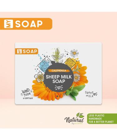 MY SOAP sheeps milk soap Natural by accentra handmade sheeps milk soap MY SOAP in cardboard box 100g motifscent marigold PU 6 - Buy Online on GoSupps.com
