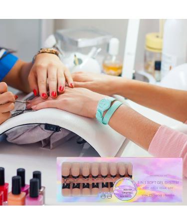 Black Tip Press On Nails Short Wearable French Tip Nail Kit With No Trace Manicure Nail Art Set For Experienced Nail Technicians Hobbyists Lencyh French Black Wear 13 - Buy Online on GoSupps.com
