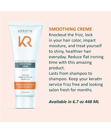 Buy Keratin + Collagen Smoothing Creme 6.7 oz | Keratin Republic | International Shipping Available - Buy Online on GoSupps.com